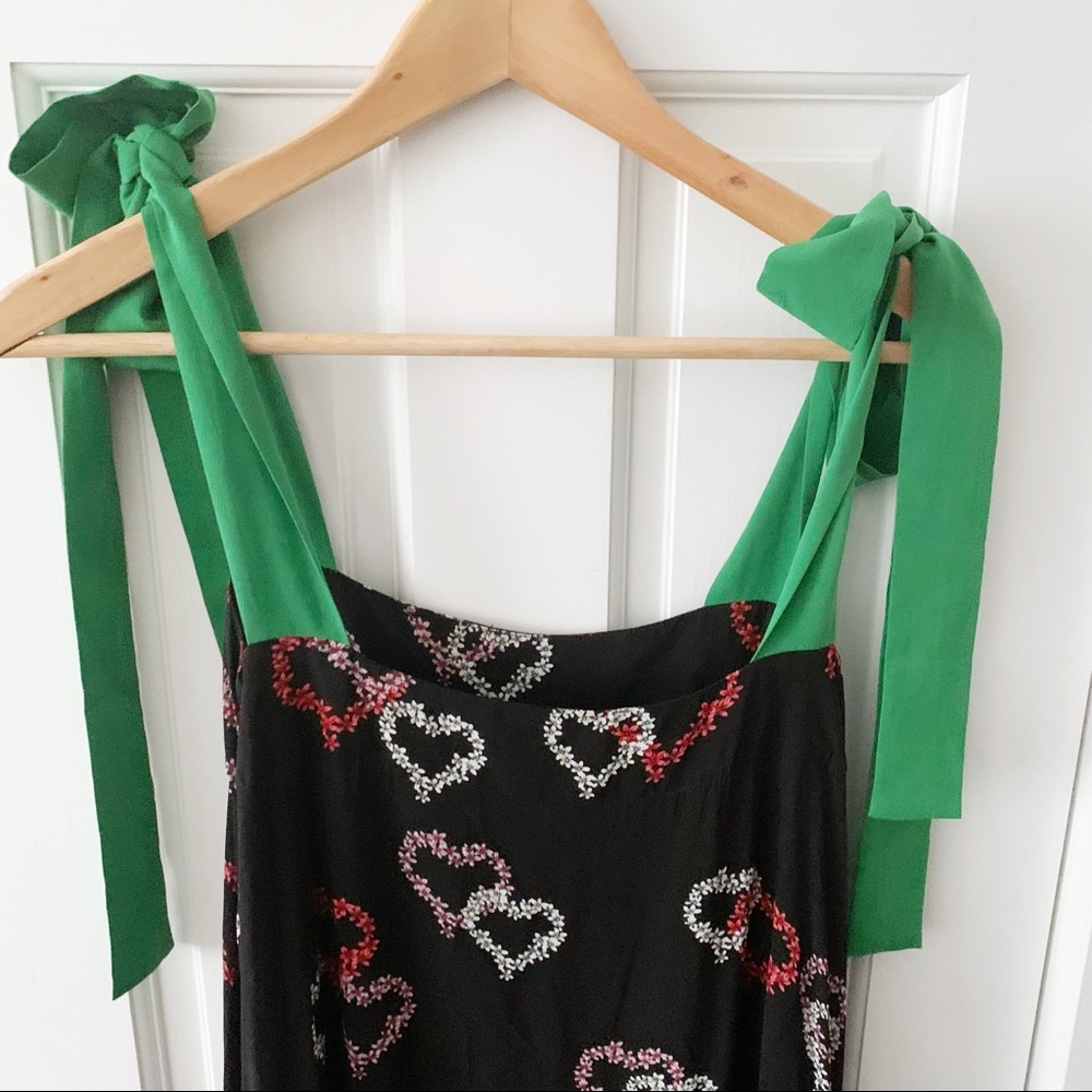 Sandro Delicat Heart Motif Midi Dress - Picture 5 of 11
